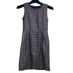 Monteau Tweed pencil Dress size small black/white